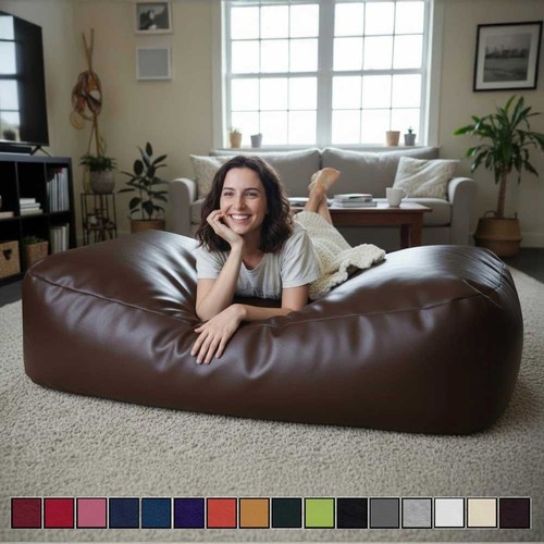Beanbag bed faux leather - beanbag, seat