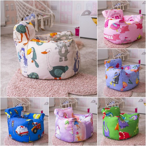 Childrens bean bag chair cover - bean,