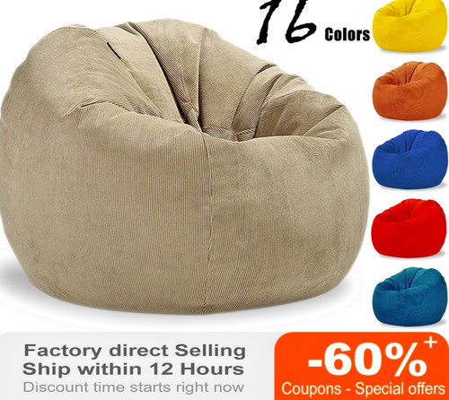Corduroy bean bag - corduroy, cover