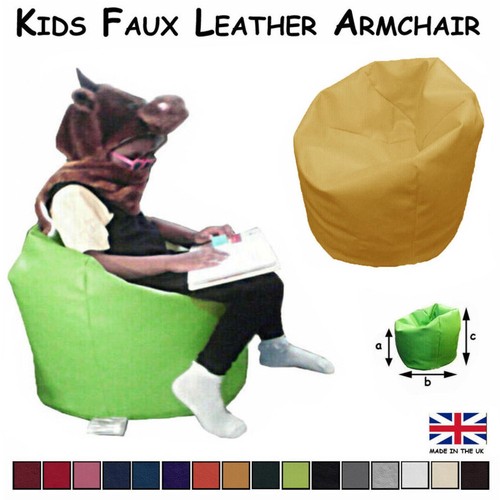 Kids faux leather - faux, bean