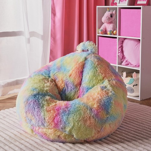 Ohs kids fluffy bean bag - ohs,