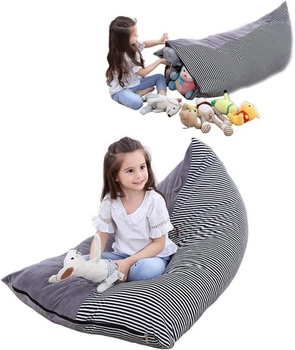 Toy storage bean bag cover - bag,
