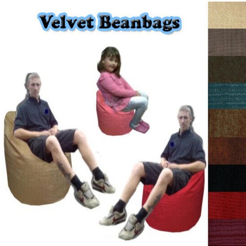 Velvet bean bags chair - chair, seat