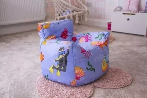 Sea themed kids bean - bean, bag