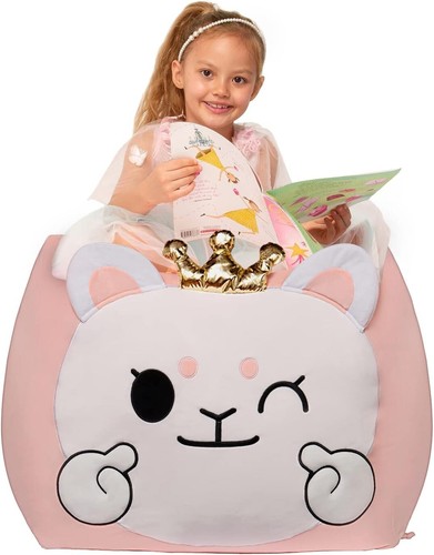 Cute white bunny - cute, bean