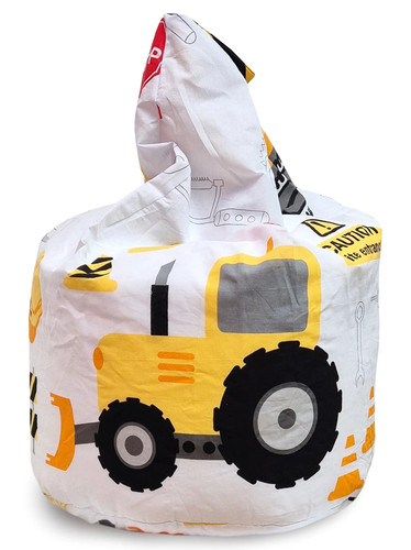 Construction bean bag - construction, cover
