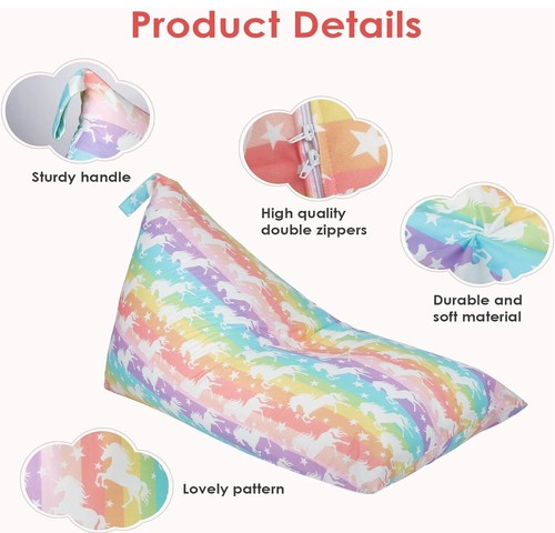 Unicorn kids bean bag - -, cover