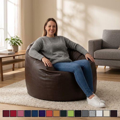 Faux leather bean - leather, kids