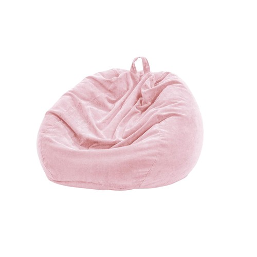 Large pink bean bag cover - large,