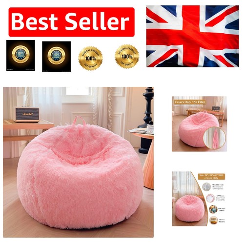 Versatile pink shaggy bean - versatile, bag